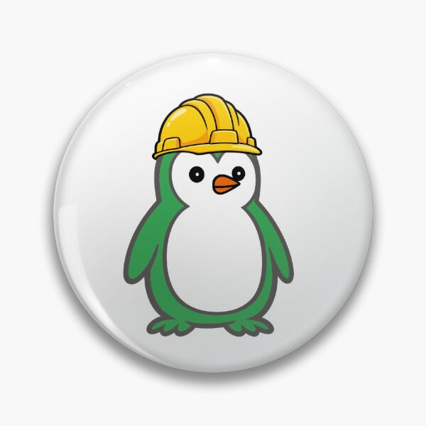 Item preview, Construction worker Pippo – Funny penguin with construction helmet for craftsmen & construction sites Humor designed and sold by Pippo-Penguin.