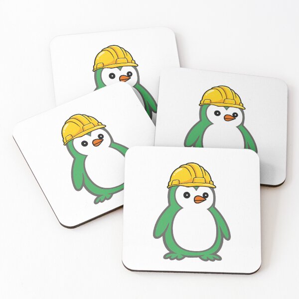 Item preview, Construction worker Pippo – Funny penguin with construction helmet for craftsmen & construction sites Humor designed and sold by Pippo-Penguin.