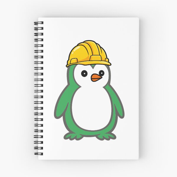 Item preview, Construction worker Pippo – Funny penguin with construction helmet for craftsmen & construction sites Humor designed and sold by Pippo-Penguin.