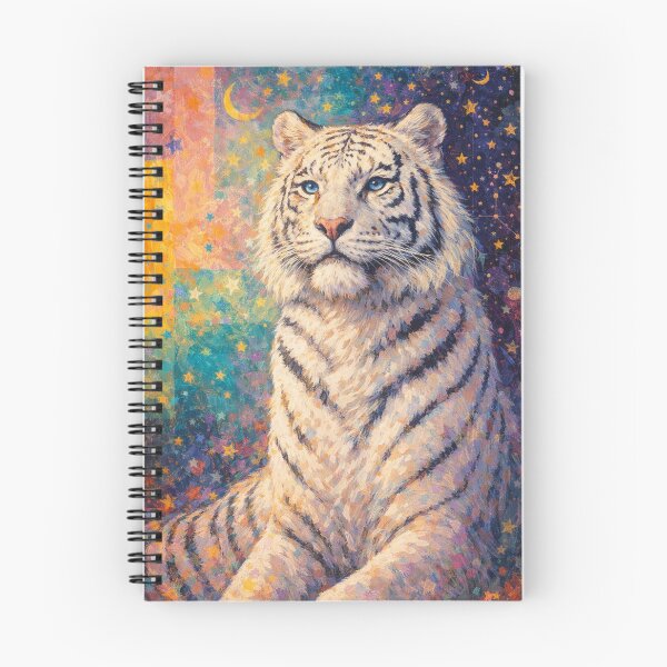 Item preview, White Tiger Mystical Beauty Painting designed and sold by GalleryKauffeld.