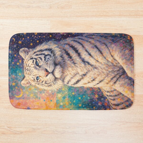 Item preview, White Tiger Mystical Beauty Painting designed and sold by GalleryKauffeld.