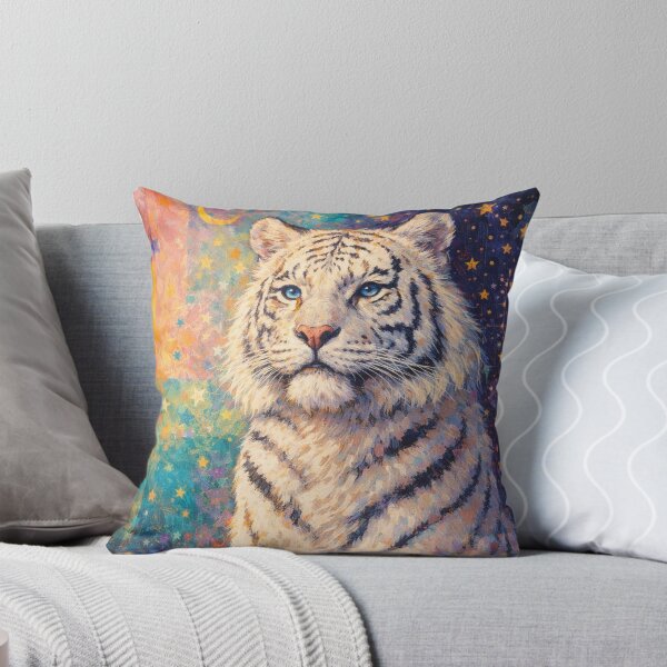 Item preview, White Tiger Mystical Beauty Painting designed and sold by GalleryKauffeld.