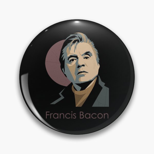 Item preview, Francis Bacon Portrait – Minimalist Geometric Art designed and sold by FULLER FACTORY.