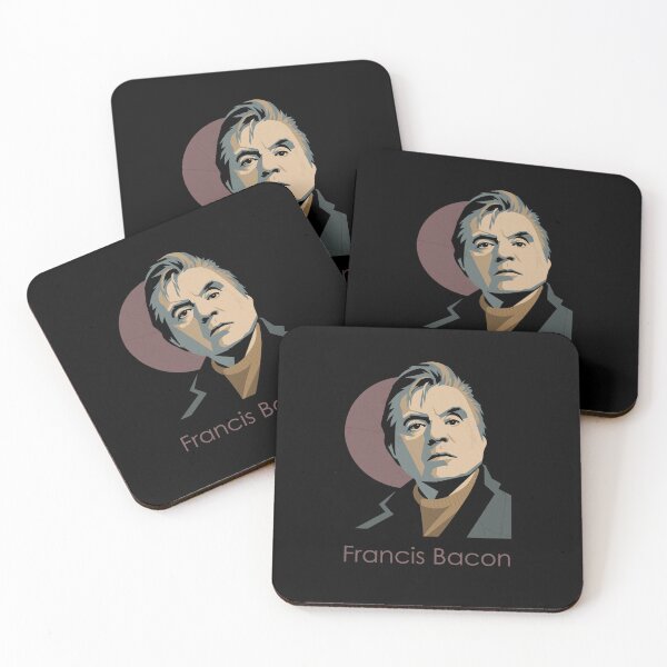 Item preview, Francis Bacon Portrait – Minimalist Geometric Art designed and sold by FULLER FACTORY.