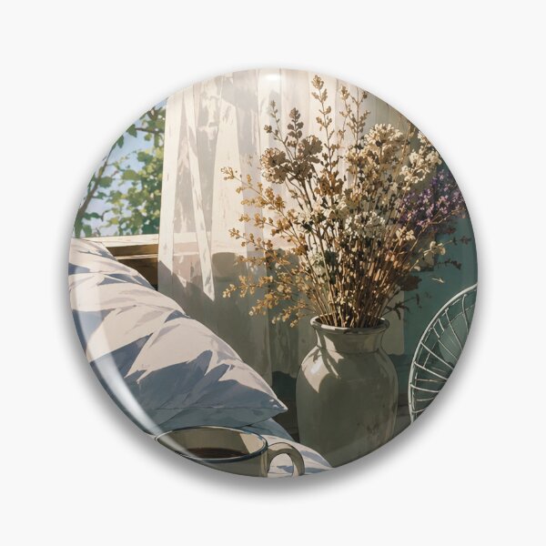 Item preview, Lofi Bedroom: Morning Haze Corner designed and sold by bapupa.