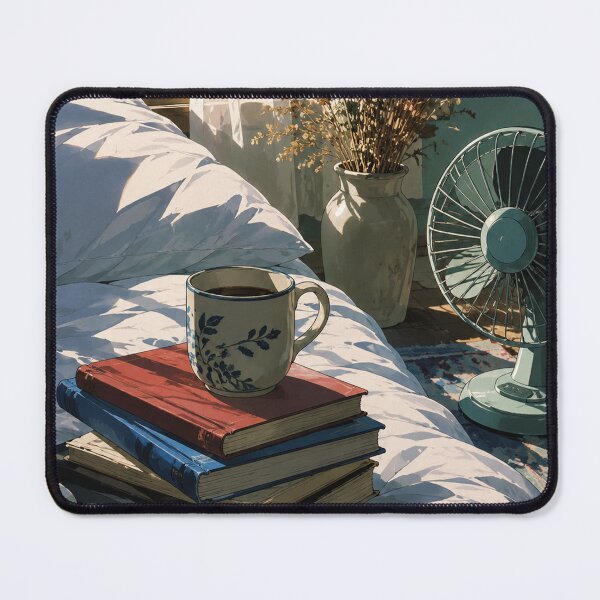 Item preview, Lofi Bedroom: Morning Haze Corner designed and sold by bapupa.