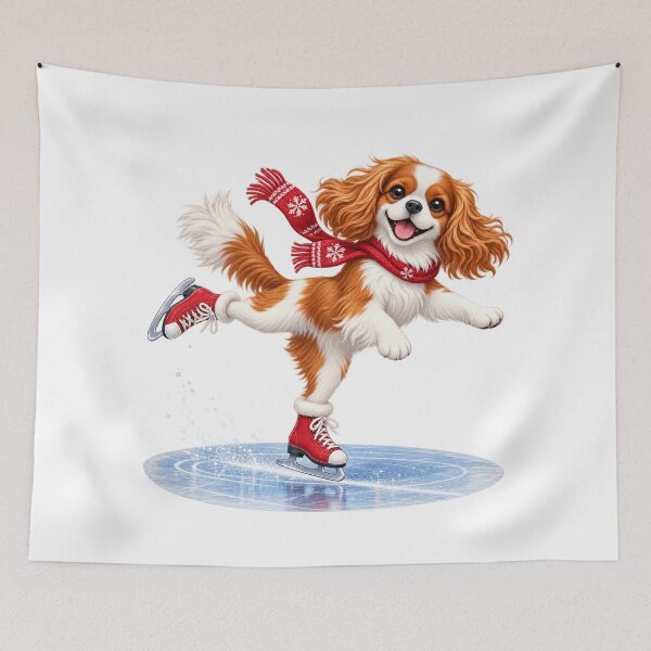 Item preview, Blenheim Cavalier Ice Skating designed and sold by SpottyRainbow.