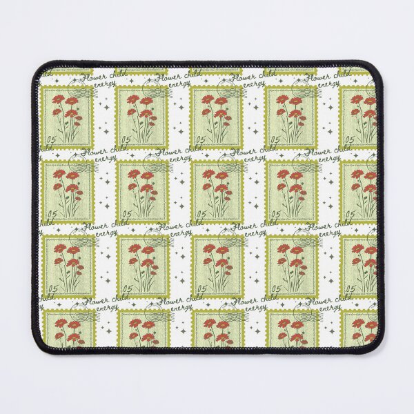 Item preview, Flower Child Energy Vintage Stamp designed and sold by Reicrea.
