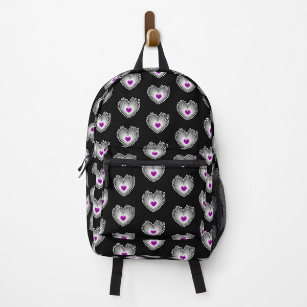 Item preview, Layered Asexual Flag Colors Burning Hearts designed and sold by CamilasPrints.