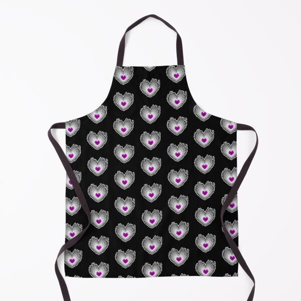Item preview, Layered Asexual Flag Colors Burning Hearts designed and sold by CamilasPrints.