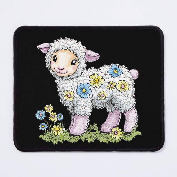 Item preview, Fanciful Flower-Adorned Lamb designed and sold by sreabby.