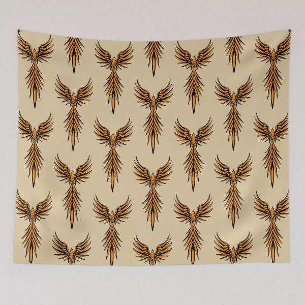 Item preview, Orange Phoenix Tribal Firebird Graphic designed and sold by URSM.