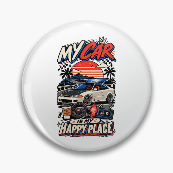 Item preview, My Car Is My Happy Place designed and sold by RAS-77.
