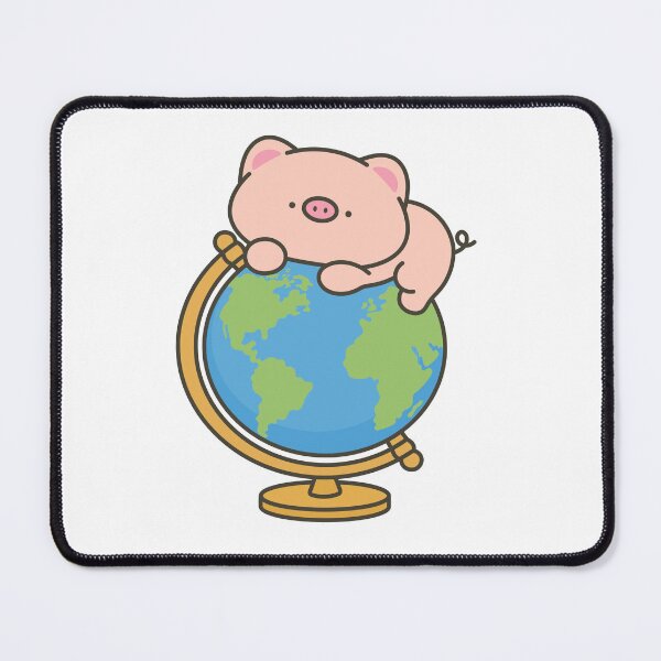 Item preview, Kawaii Pig Exploring the World designed and sold by Partoon-dp.