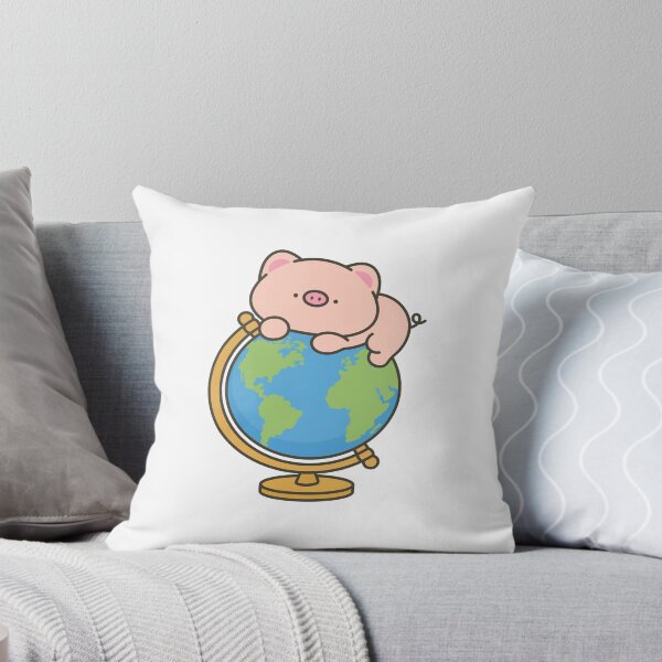 Item preview, Kawaii Pig Exploring the World designed and sold by Partoon-dp.