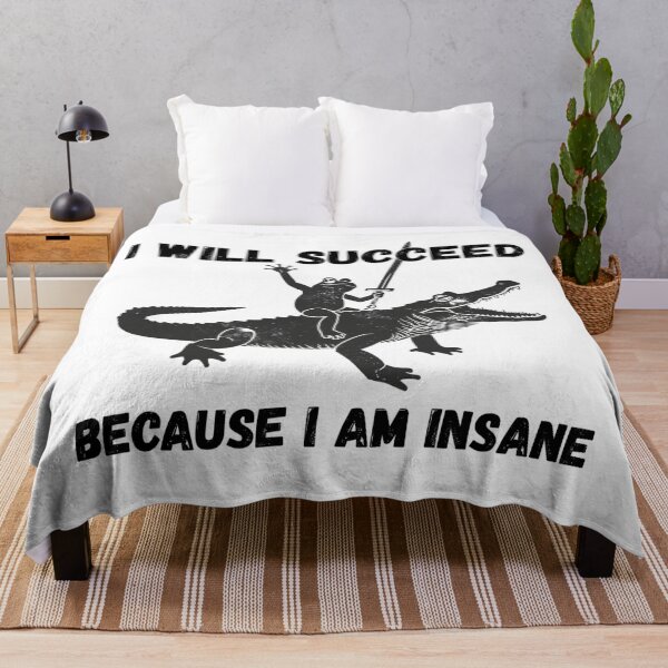 Item preview, I Will Succeed Because I Am Insane Frog Meme designed and sold by PROPera-design.