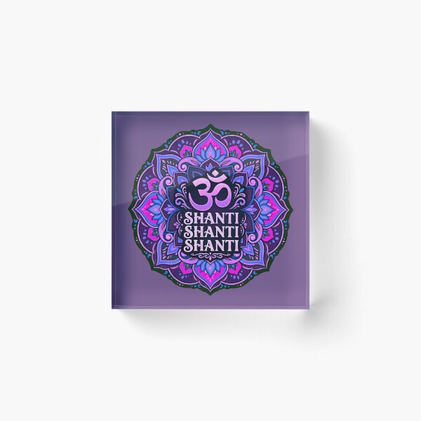 Item preview, Om Shanti Shanti Shanti designed and sold by shantilovesart.