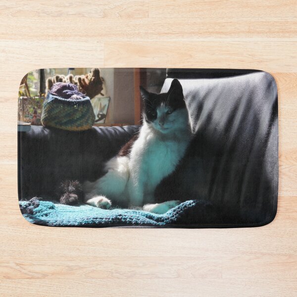 Item preview, Sunlit Cat on Sofa designed and sold by cuprum.