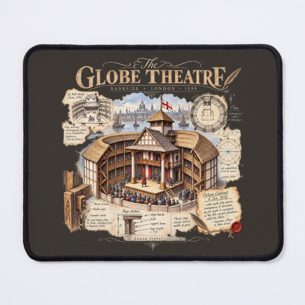 Item preview, Shakespeare’s Globe Theatre 1599 Architectural Diagram & Study designed and sold by The Baker Street Collection.