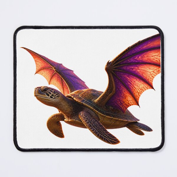 Item preview, Magical Flying Sea Turtle with Dragon Wings designed and sold by Mementoo.