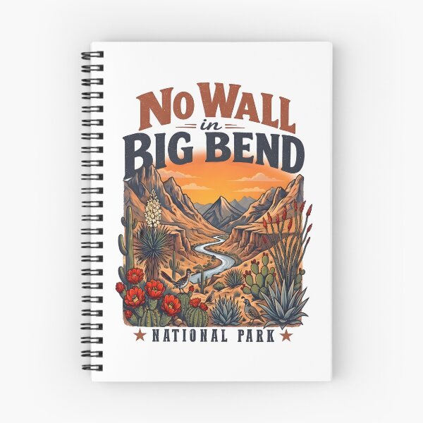 Item preview, No Wall in Big Bend National Park  designed and sold by Aureliuszorp.