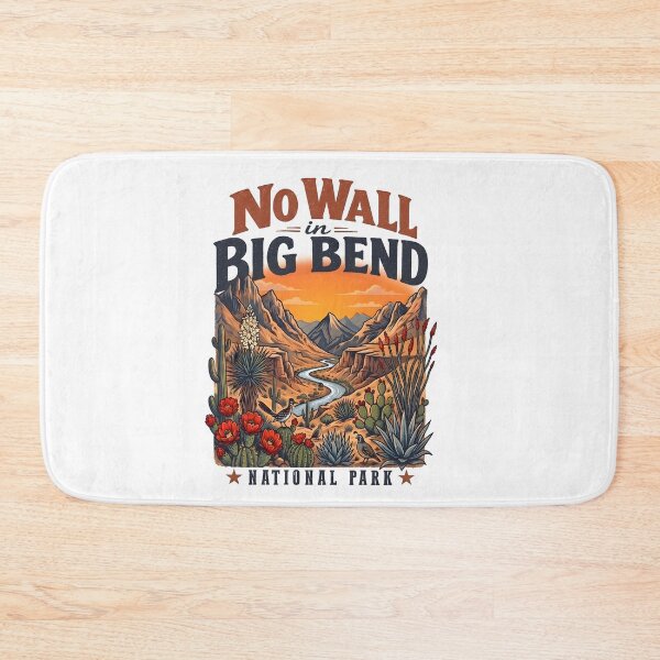 Item preview, No Wall in Big Bend National Park  designed and sold by Aureliuszorp.