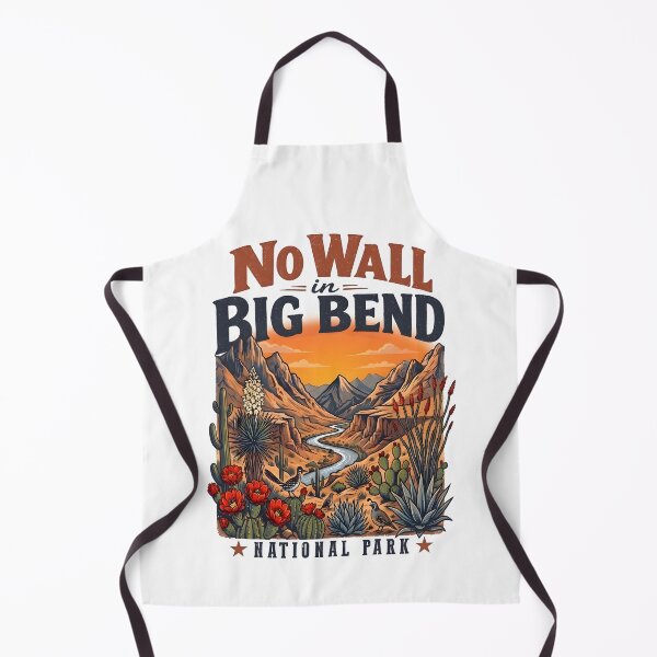 Item preview, No Wall in Big Bend National Park  designed and sold by Aureliuszorp.