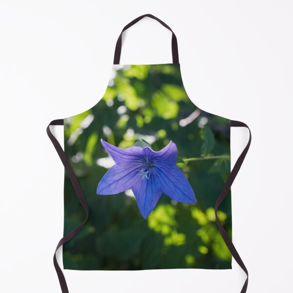 Item preview, Blueish Purple Balloon Flower Blossom in Sun Dappled Garden designed and sold by Georgia Mizuleva.
