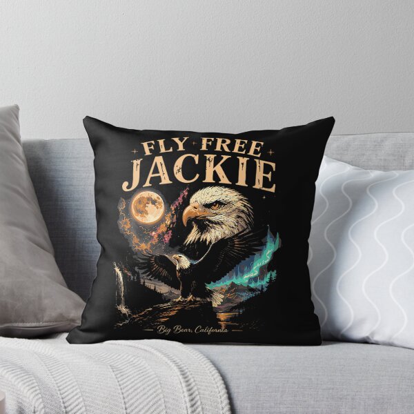 Item preview, Retro Fly Free Jackie Forever Our Queen Eagle Memorial designed and sold by VanaesDusen.