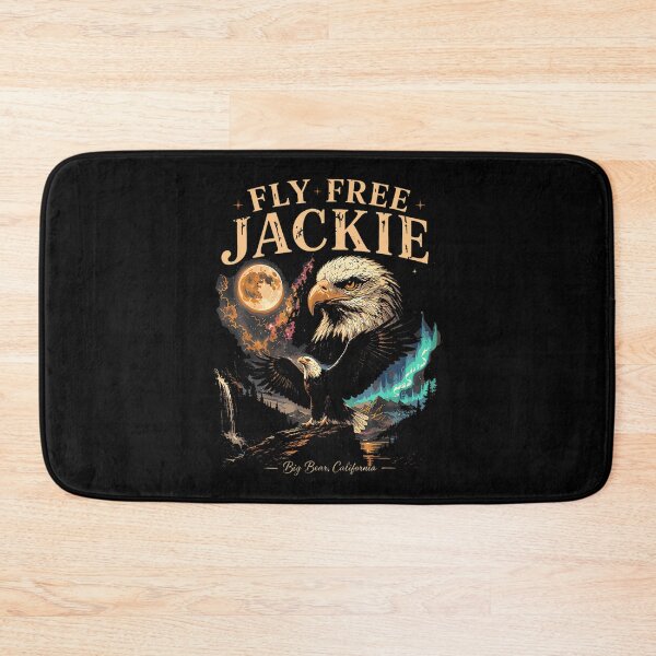 Item preview, Retro Fly Free Jackie Forever Our Queen Eagle Memorial designed and sold by VanaesDusen.