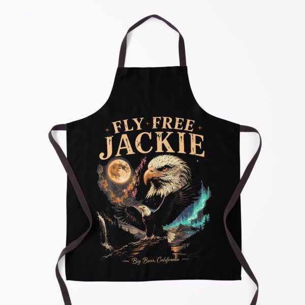 Item preview, Retro Fly Free Jackie Forever Our Queen Eagle Memorial designed and sold by VanaesDusen.
