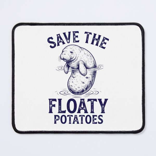 Item preview, Save The Floaty Potatoes Manatees designed and sold by dudelinart.
