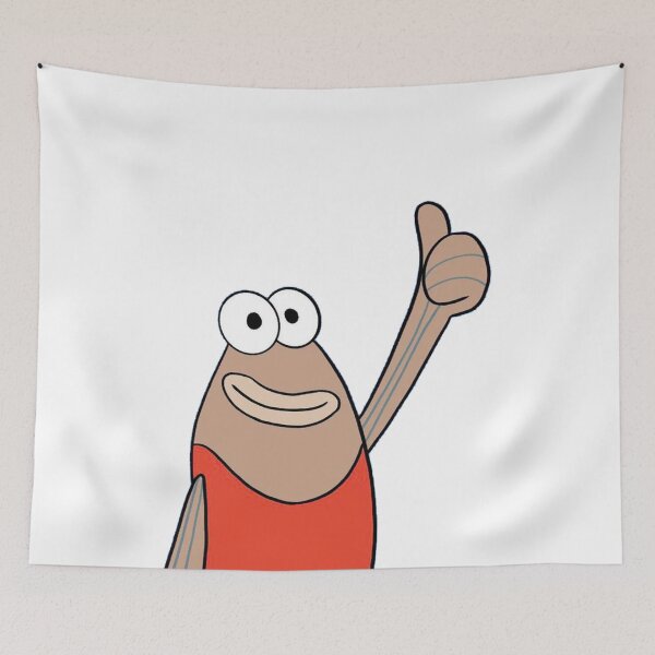 Item preview, The Smiling Fish With the Thumbs Up designed and sold by delrestamanjiwa.