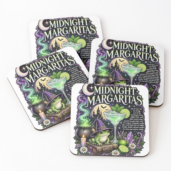 Item preview, Midnight Margaritas Witchy Frog Cocktail designed and sold by KireVeronica.