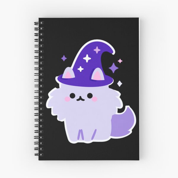 Item preview, Cute kawaii design featuring a fluffy Maine Coon dog wearing a wizard hat, adorned with sparkling glitter. Sweet pastel colors, clear outlines, and a transparent background. designed and sold by KanDa-Shop.