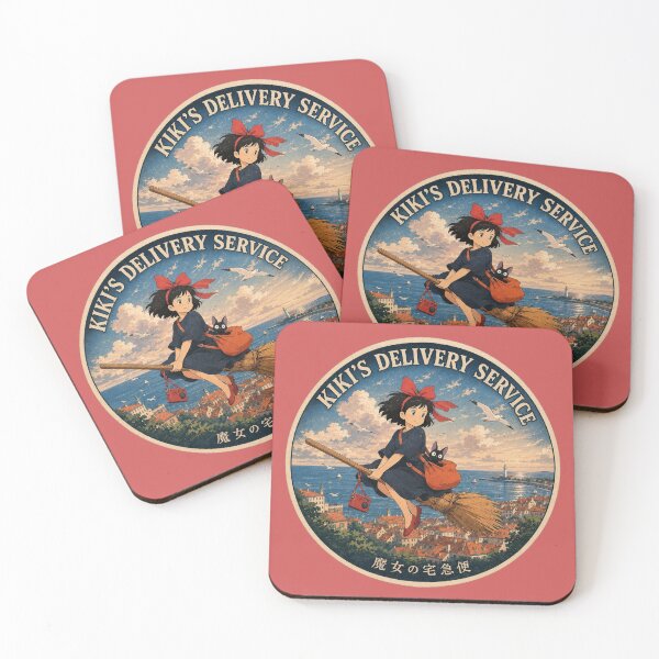 Item preview, Classic illustration of Kiki's Delivery Service in flight designed and sold by killem667.
