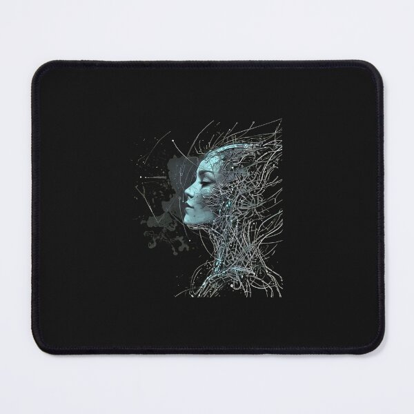Item preview, Cybernetic Woman Head Digital Art designed and sold by votoygmwd.