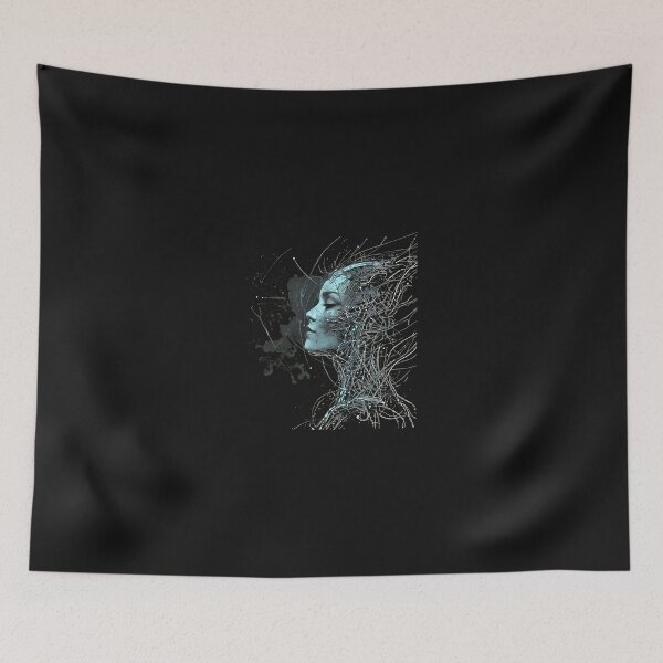 Item preview, Cybernetic Woman Head Digital Art designed and sold by votoygmwd.