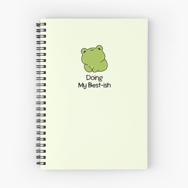 Item preview, Doing My Best-ish Cute Frog Quote designed and sold by jianina-alondra.
