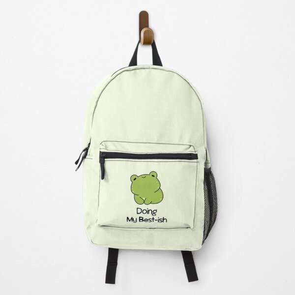 Item preview, Doing My Best-ish Cute Frog Quote designed and sold by jianina-alondra.