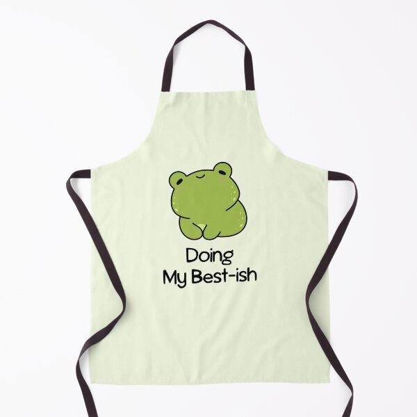 Item preview, Doing My Best-ish Cute Frog Quote designed and sold by jianina-alondra.