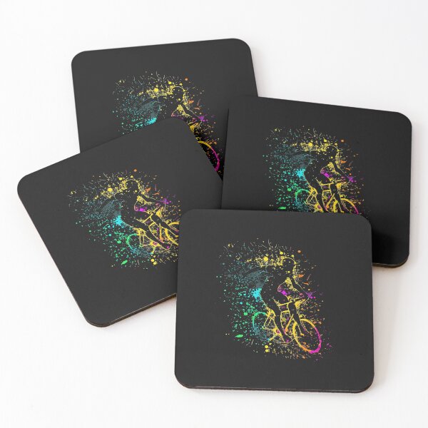 Item preview, Cycling Splatter Art Silhouette designed and sold by votoygmwd.