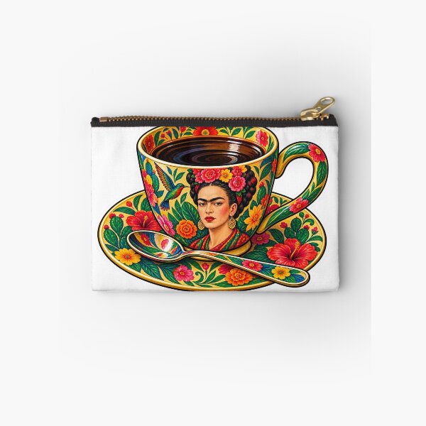 Item preview, Floral Mexican Art Coffee Cup – Frida Inspired designed and sold by ChicClicker.