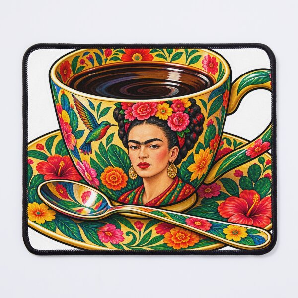 Item preview, Floral Mexican Art Coffee Cup – Frida Inspired designed and sold by ChicClicker.