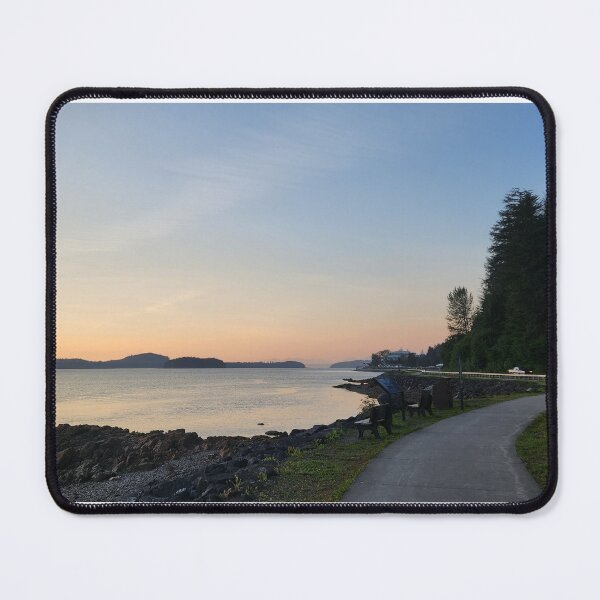 Item preview, Sunset Path by a River in Alaska designed and sold by TerraeVagus.