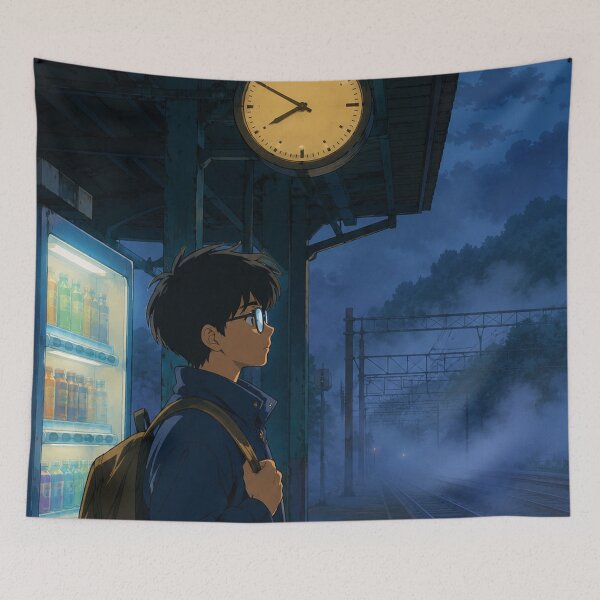Item preview, Lofi Boy: Station Platform designed and sold by bapupa.