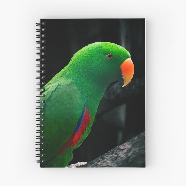 Item preview, Green Eclectus Parrot Portrait – Colorful Tropical World designed and sold by Tammigrafie.