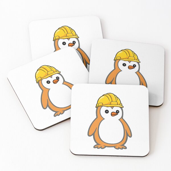 Item preview, Construction worker Pippo – Funny penguin with construction helmet for craftsmen & construction sites Humor designed and sold by Pippo-Penguin.