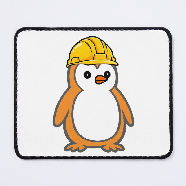Item preview, Construction worker Pippo – Funny penguin with construction helmet for craftsmen & construction sites Humor designed and sold by Pippo-Penguin.