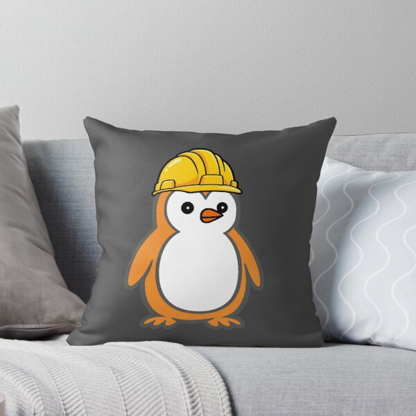 Item preview, Construction worker Pippo – Funny penguin with construction helmet for craftsmen & construction sites Humor designed and sold by Pippo-Penguin.